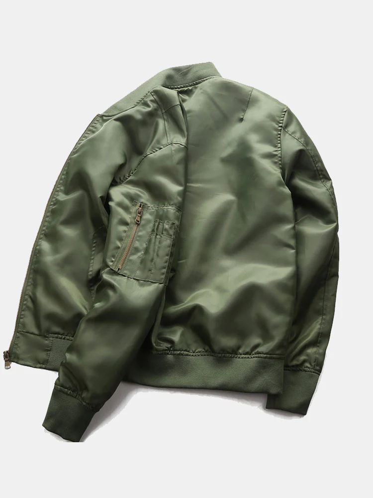 Herren Zip-Up Bomberjacke - Image 6