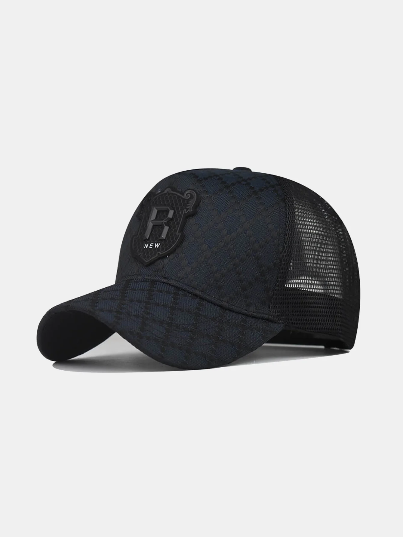 Mesh Breathable R Patch Trucker Cap - Image 2