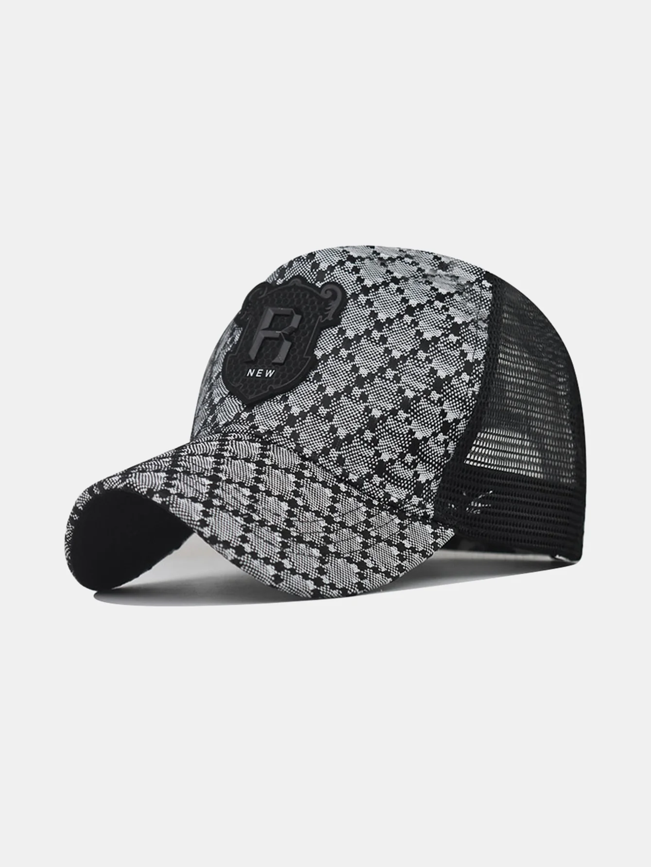 Mesh Breathable R Patch Trucker Cap - Image 3