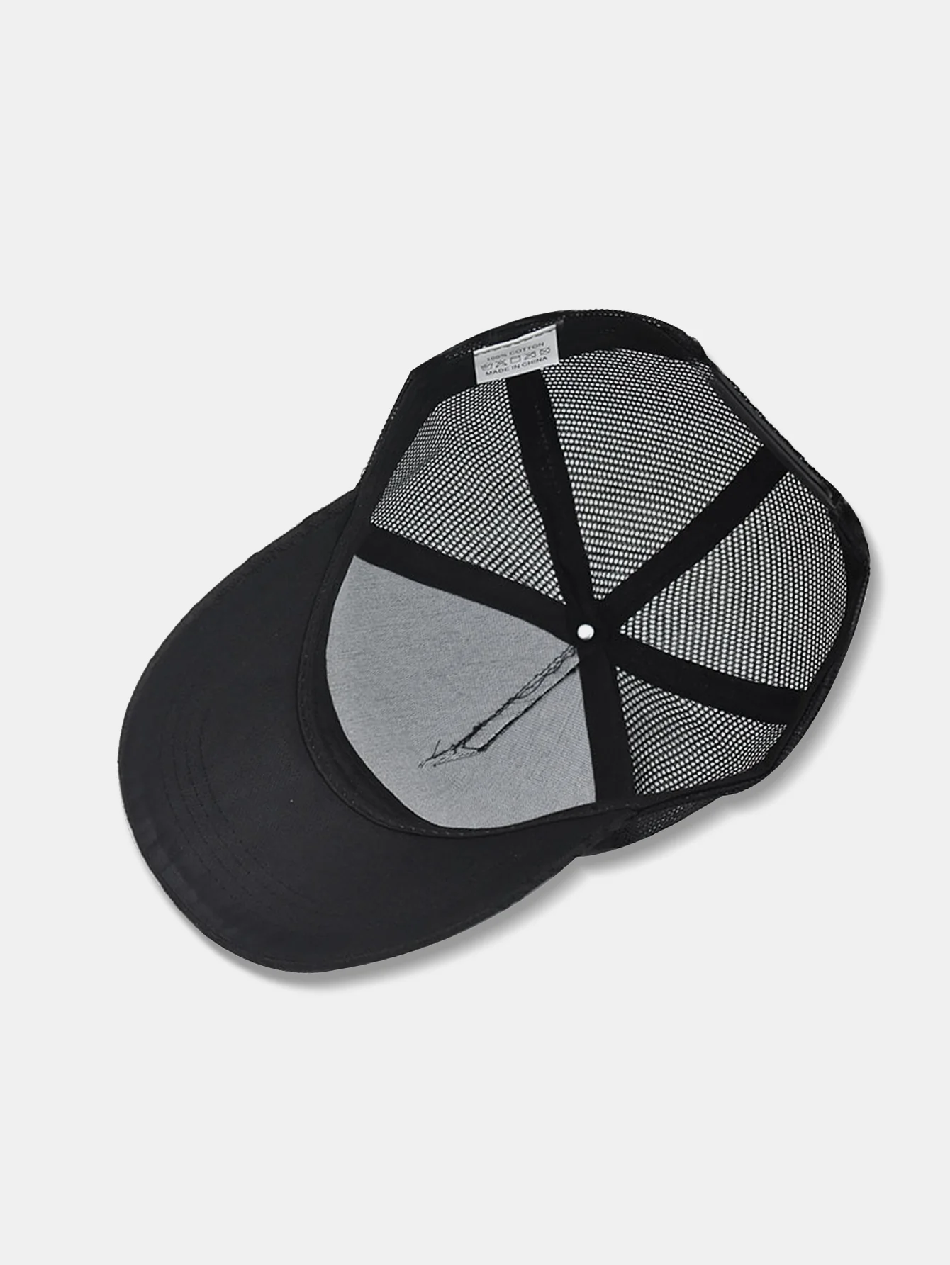 Mesh Breathable R Patch Trucker Cap - Image 5