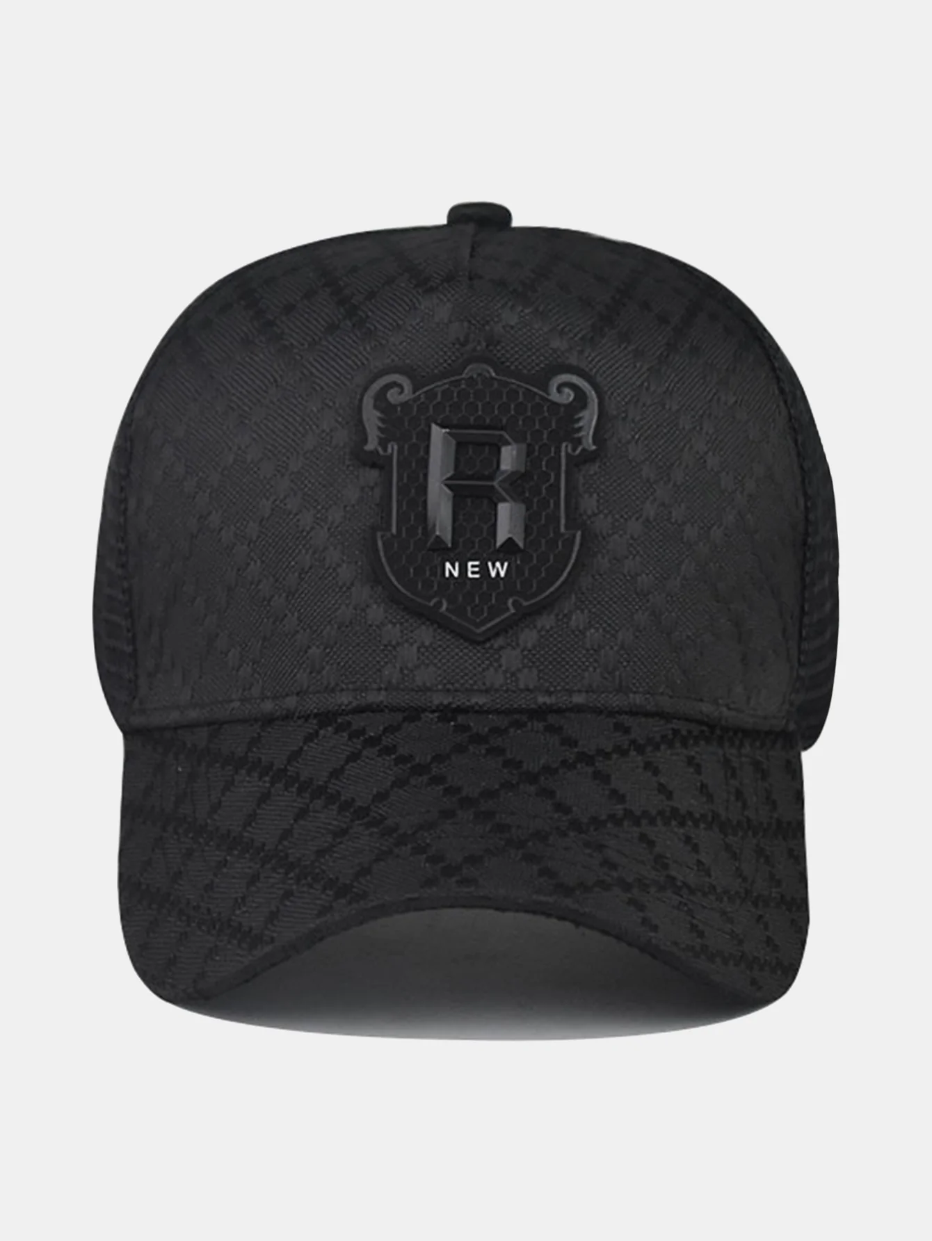 Mesh Breathable R Patch Trucker Cap - Image 7