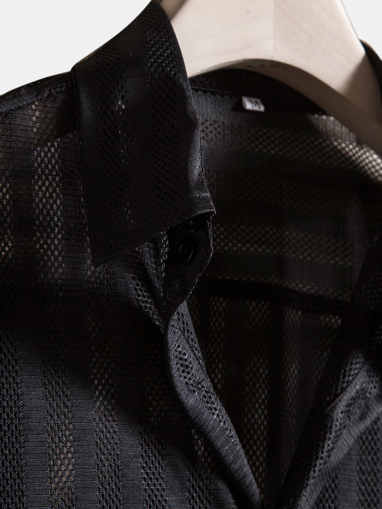Mesh Button-Up-Hemd - Image 3