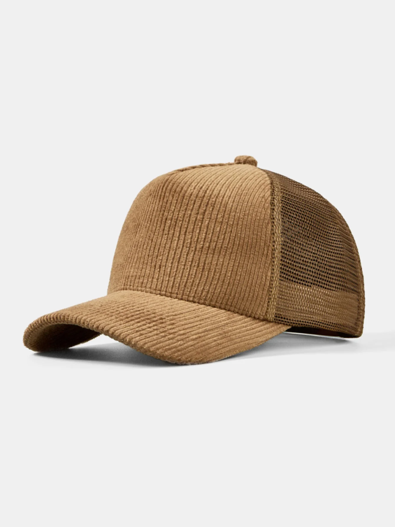 Mesh-Corduroy-Trucker-Baseballkappe - Image 4