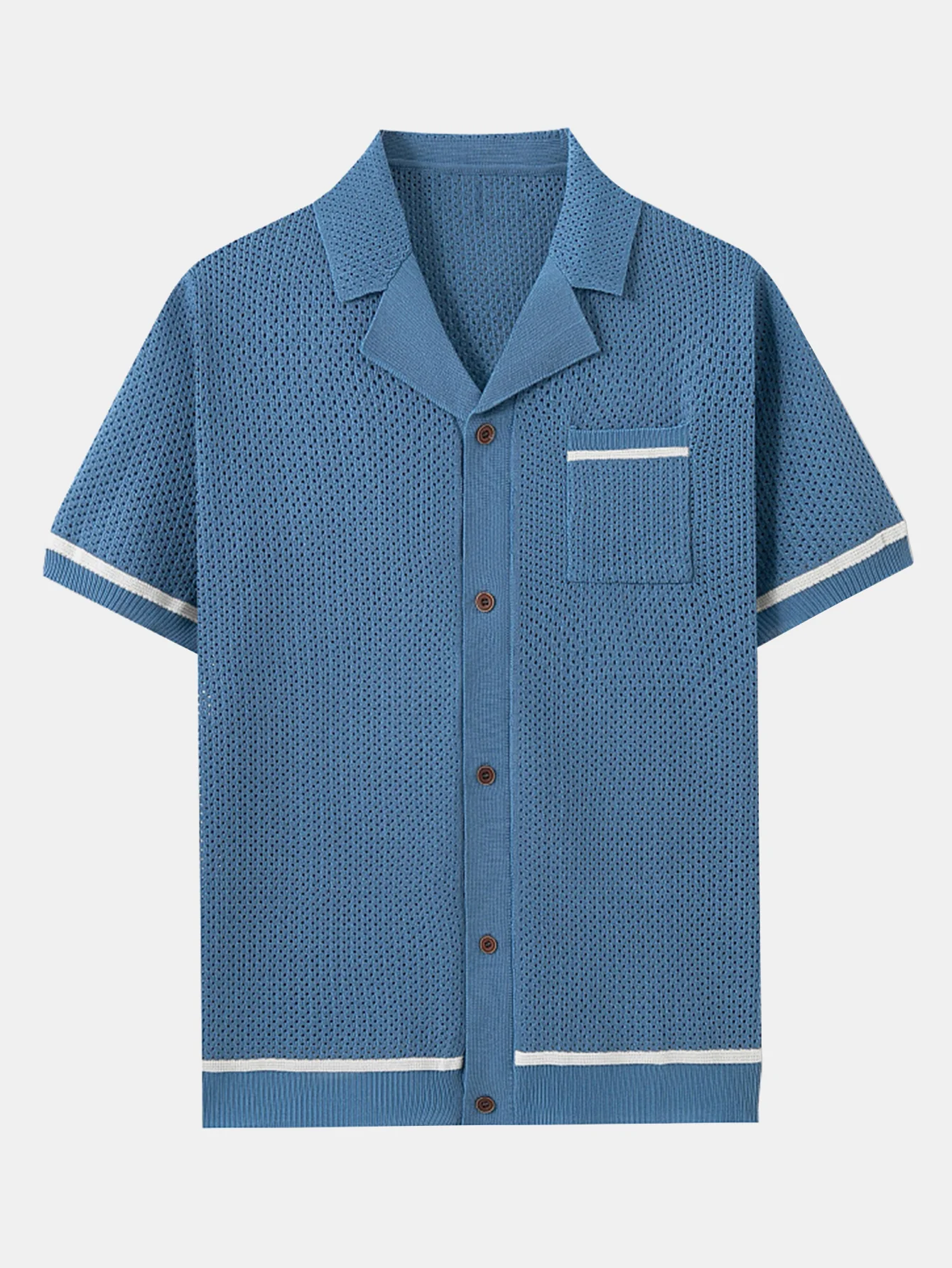 Netz-Häkelstrickshirt - Image 3