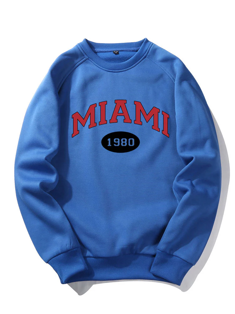 Miami Buchstaben Druck Sweatshirt - Image 2