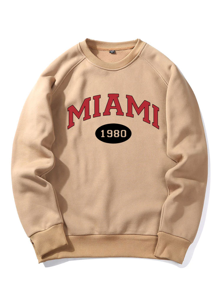 Miami Buchstaben Druck Sweatshirt - Image 4