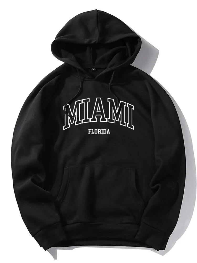 Kapuzenpullover mit Miami-Print - Image 2