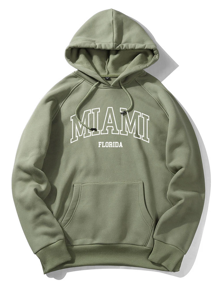 Kapuzenpullover mit Miami-Print - Image 4
