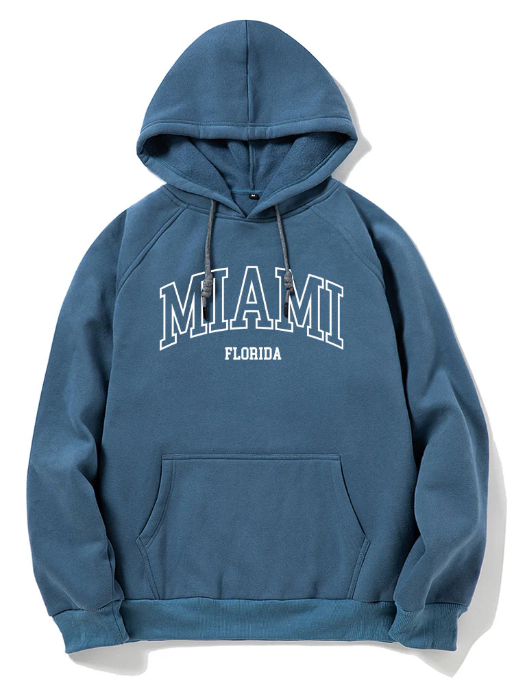 Kapuzenpullover mit Miami-Print - Image 7