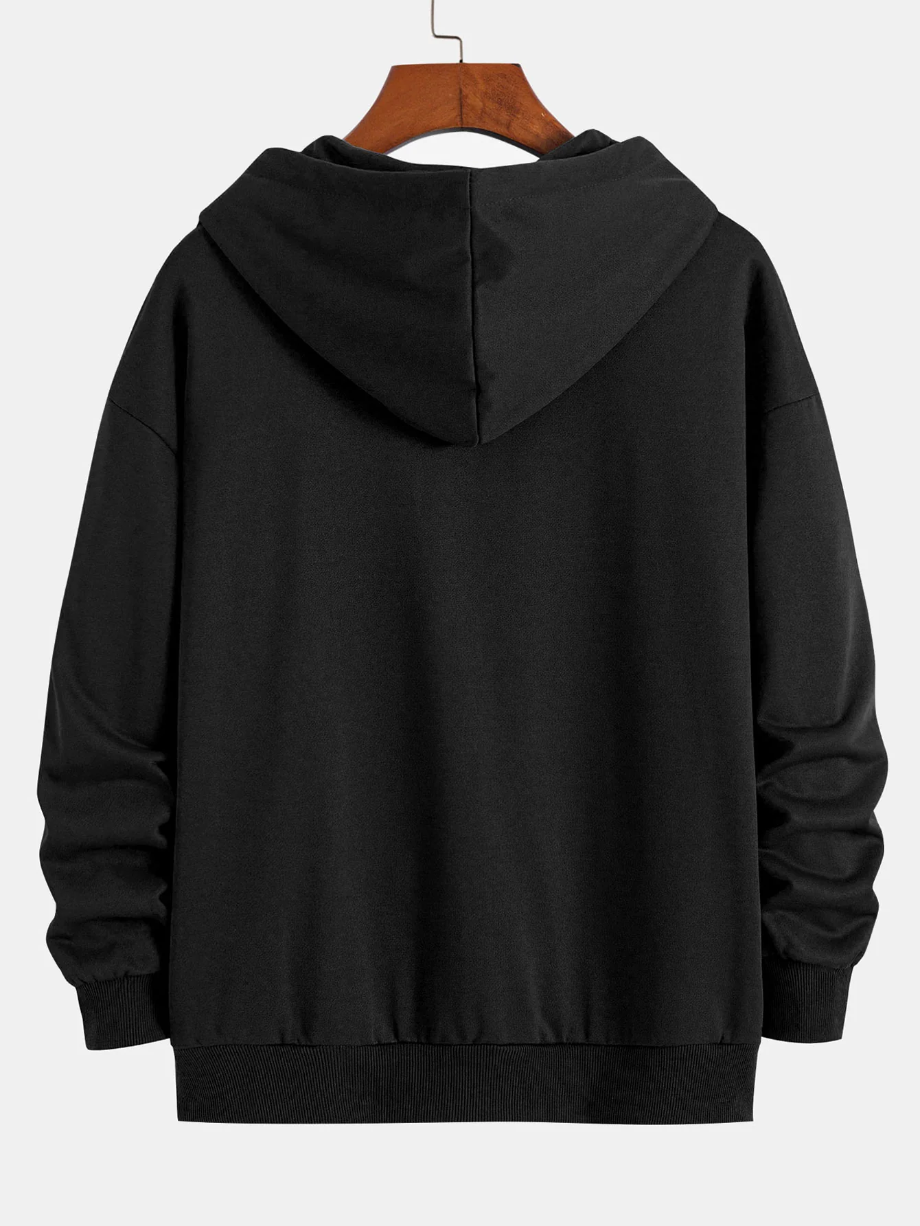 Milano Italien Druck Entspannter Schnitt Reißverschluss Kapuzenpullover - Image 12