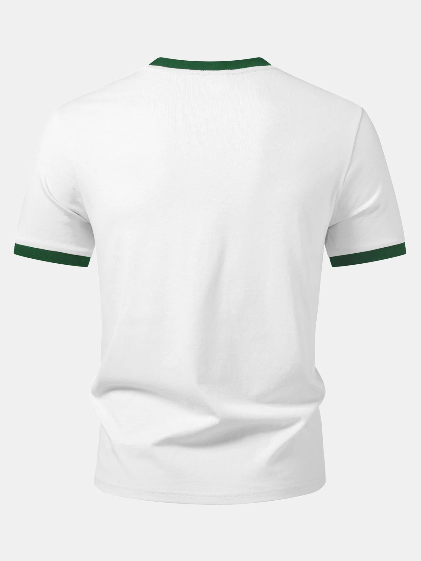 Milano Print Contrast Ringer T-Shirt - Image 2