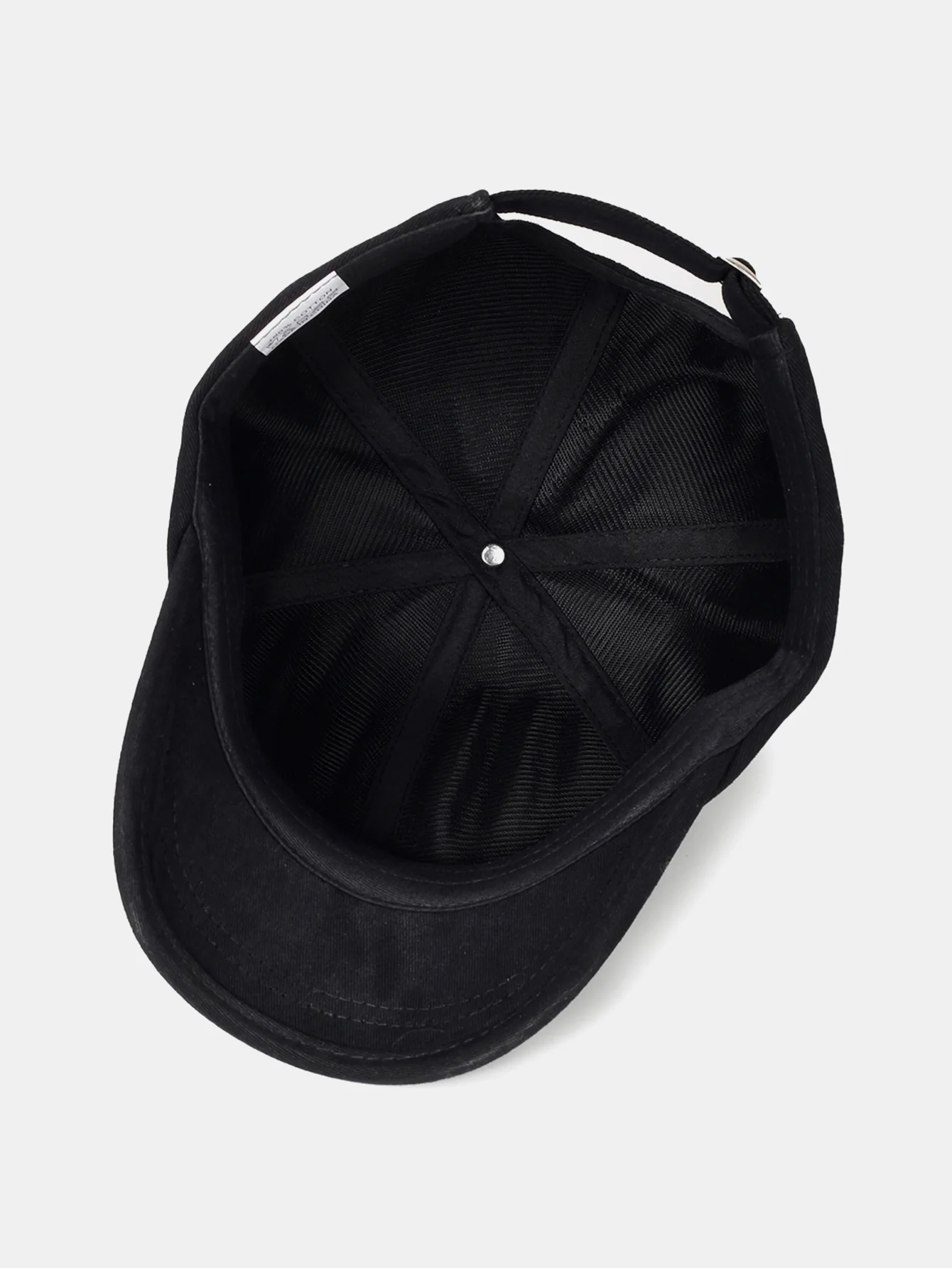 Minimalist Adjustable Solid-Color Cotton Baseball Cap With Short Brim - Image 7