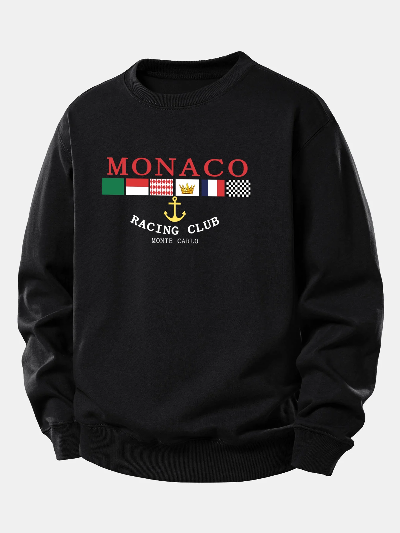 Monaco Print Sweatshirt mit Relaxed Fit - Image 2