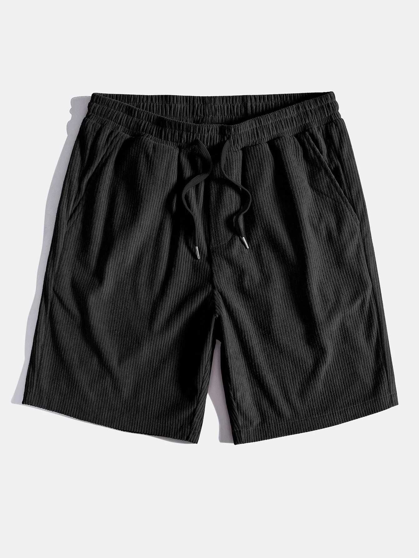Monaco Slogan Druck Drop Shoulder Oversize T-Shirt & Corduroy Kordelzug Shorts - Image 9