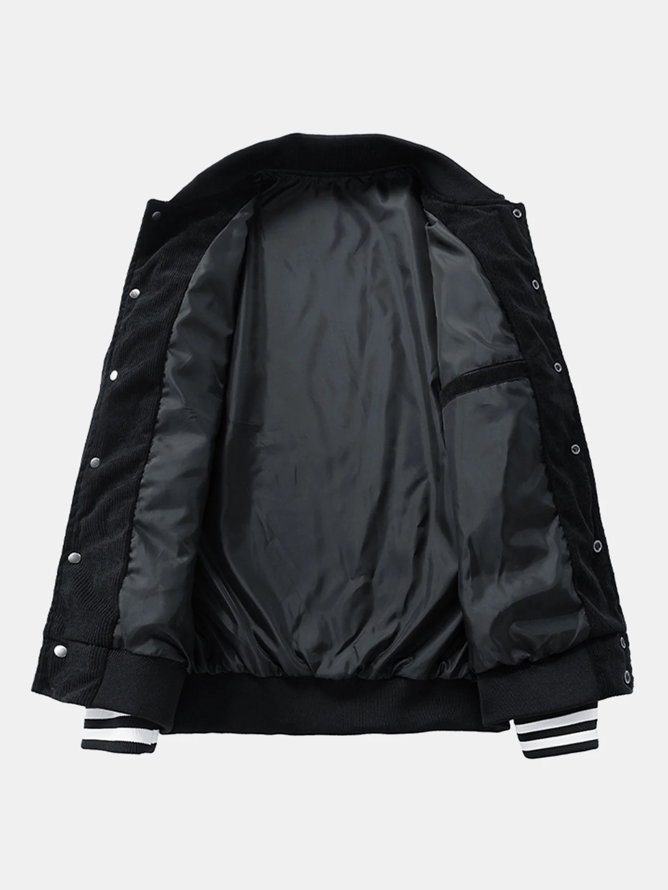 Berg Stickerei Corduroy Baseballjacke - Image 6