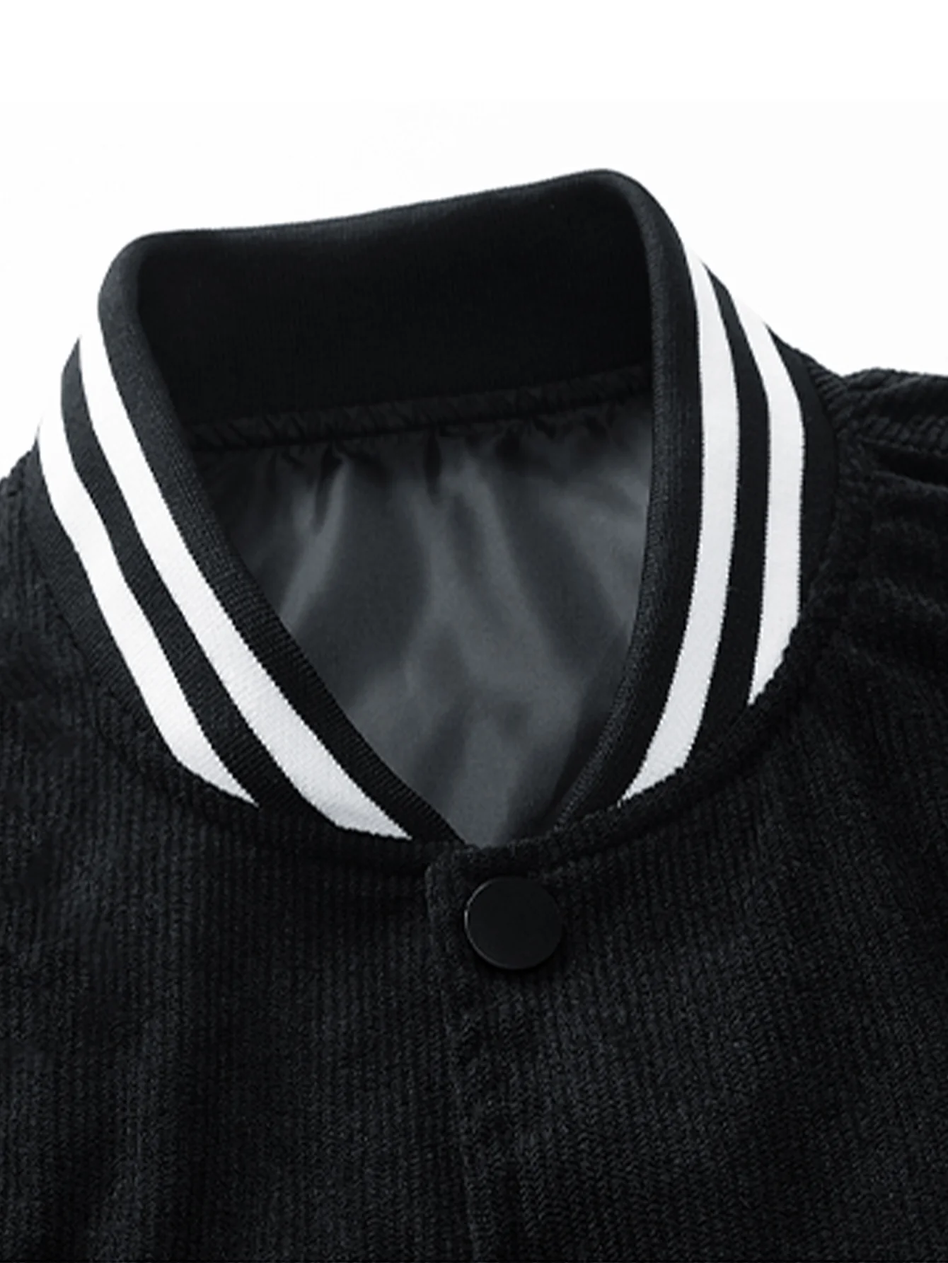 Berg Stickerei Corduroy Baseballjacke - Image 7
