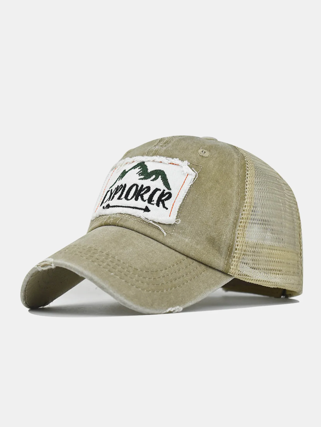 Mountain Patch Stickerei Used-Look Baseballkappe - Image 8