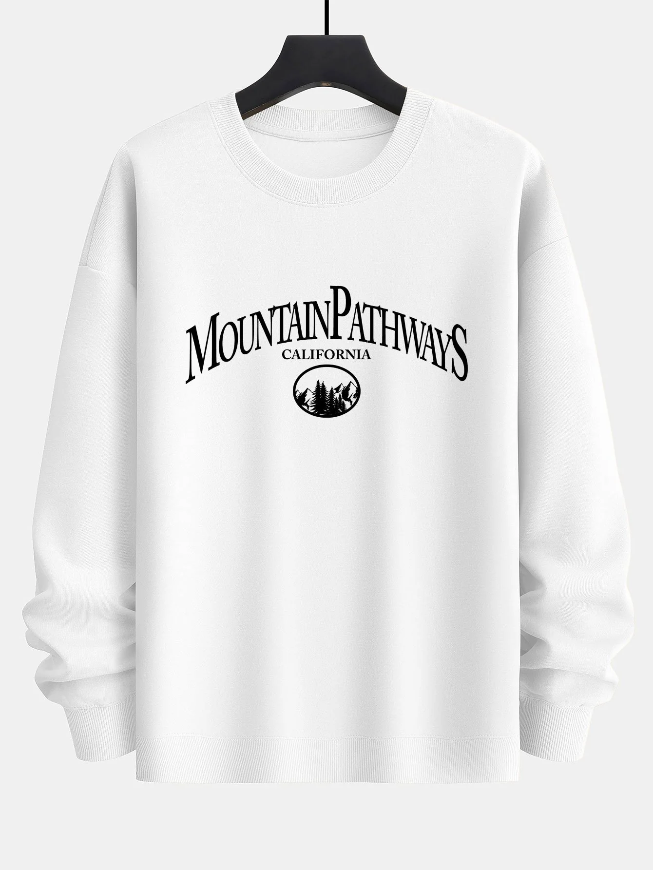 Bergwege Druck Relaxed Fit Sweatshirt