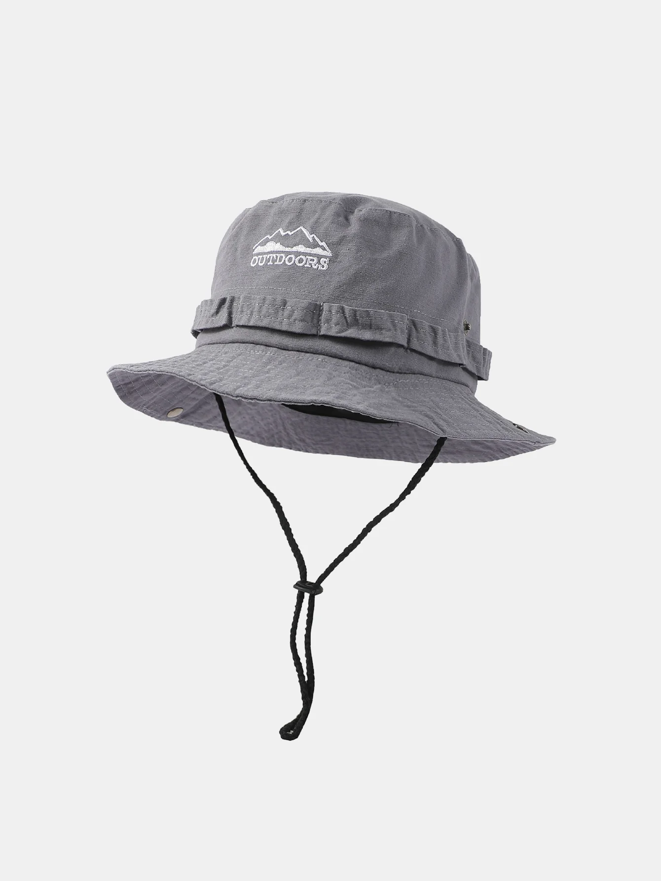 Bergmuster Bucket Hat mit Kinnriemen - Image 4