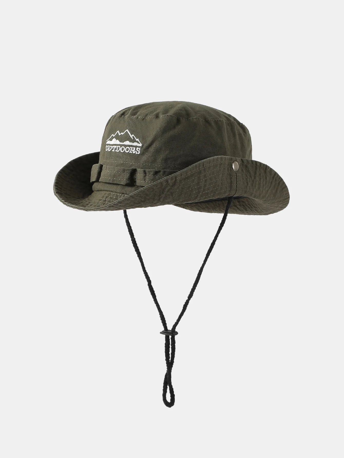 Bergmuster Bucket Hat mit Kinnriemen - Image 5