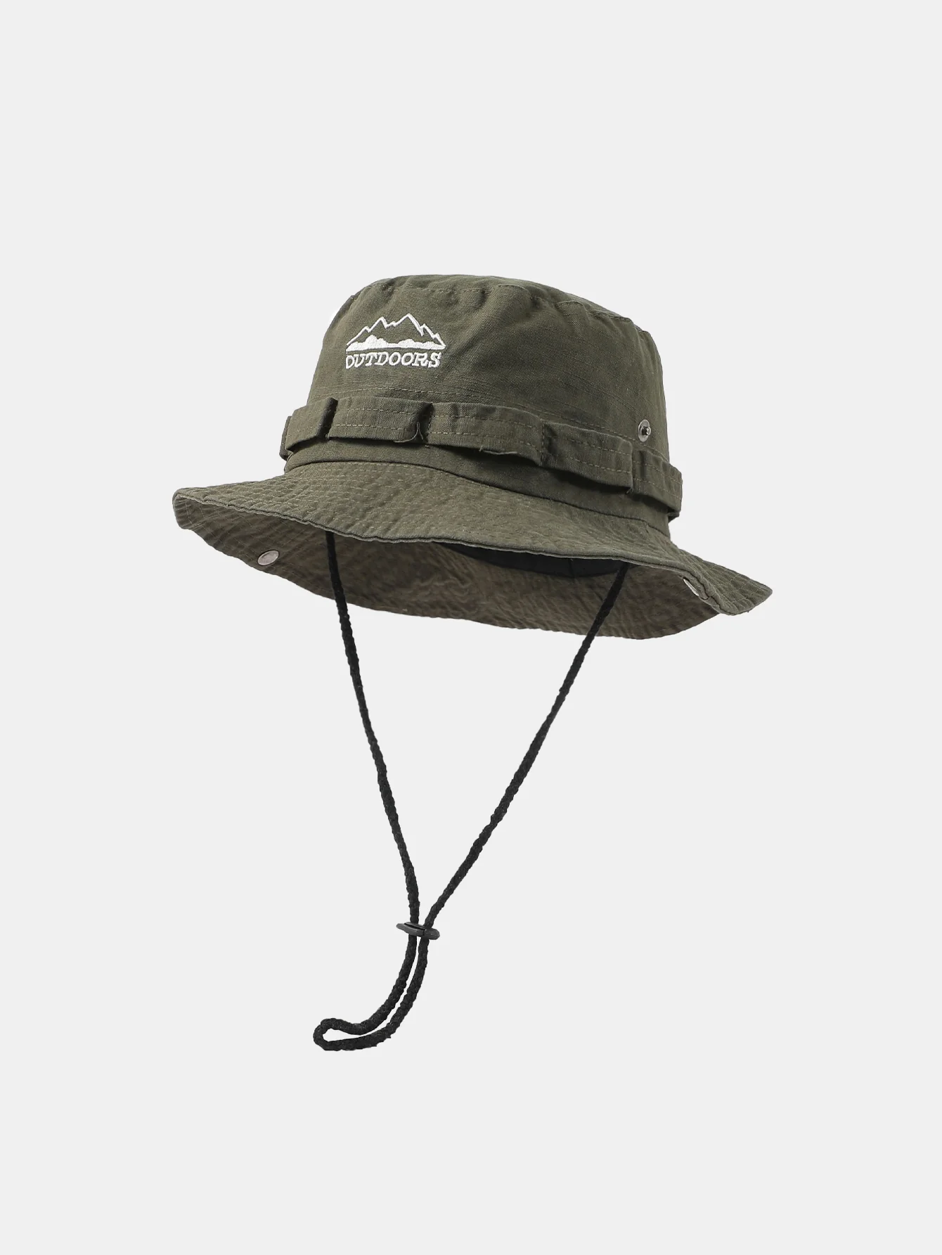Bergmuster Bucket Hat mit Kinnriemen - Image 6