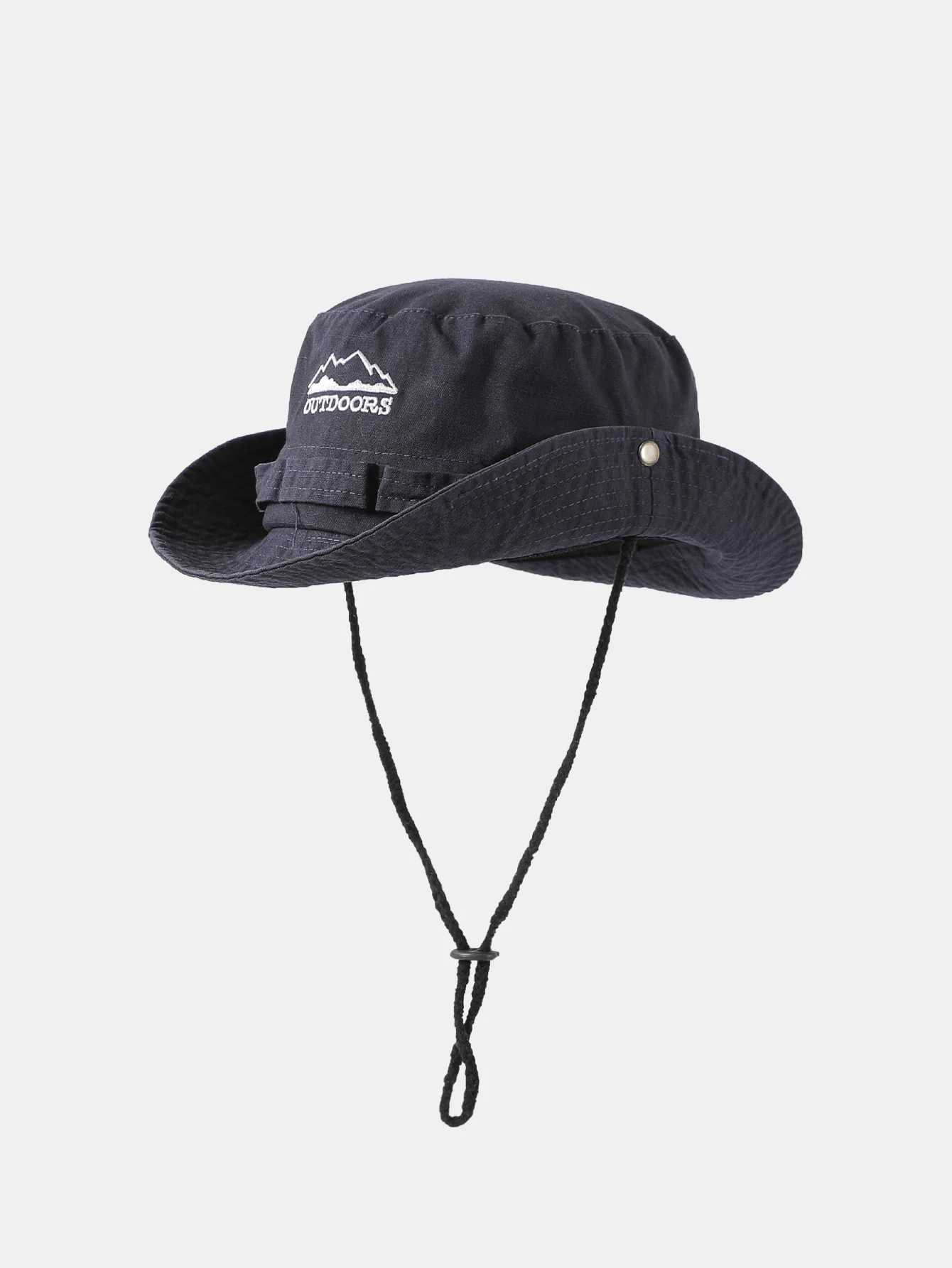 Bergmuster Bucket Hat mit Kinnriemen - Image 7