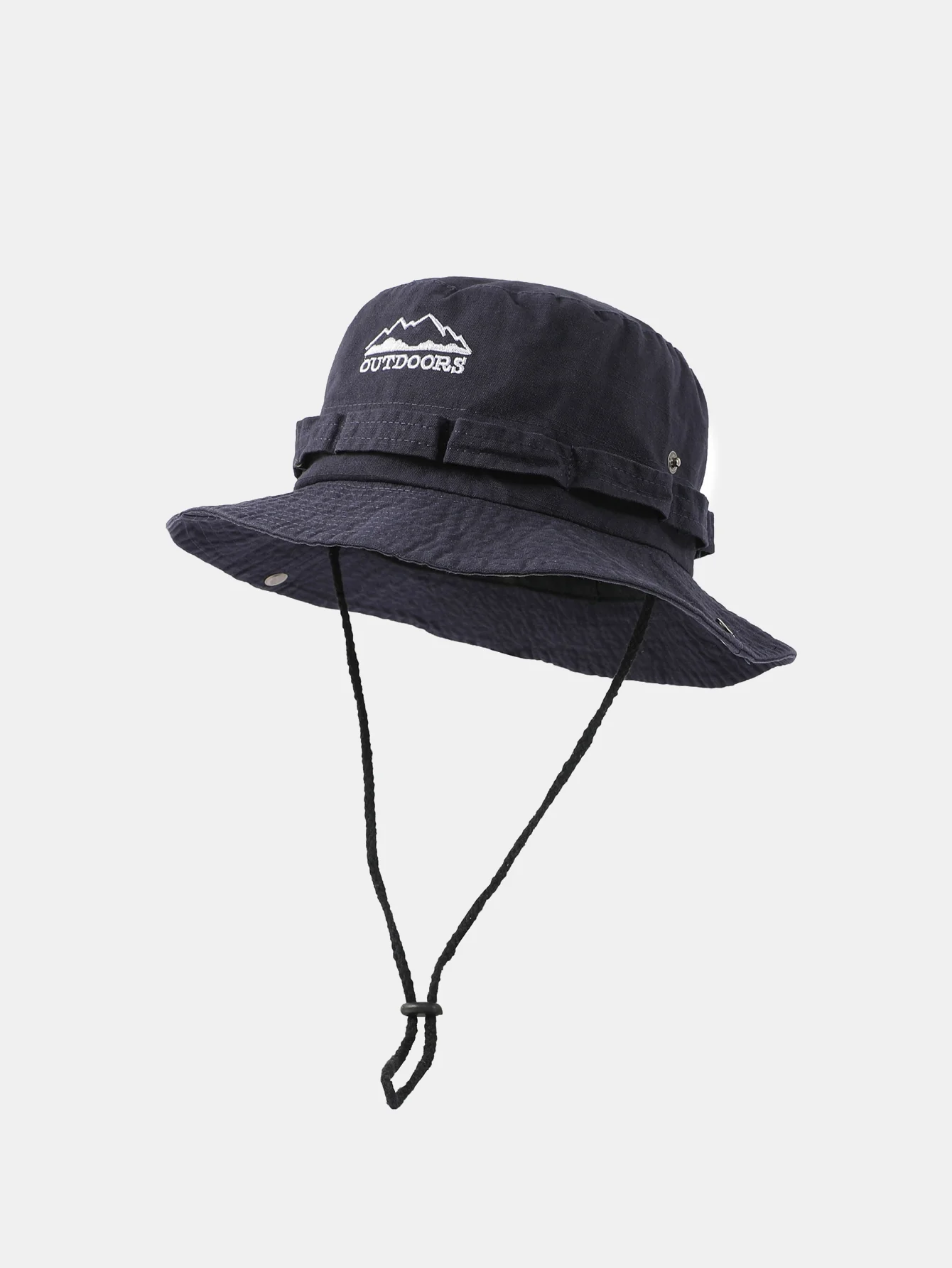 Bergmuster Bucket Hat mit Kinnriemen - Image 8