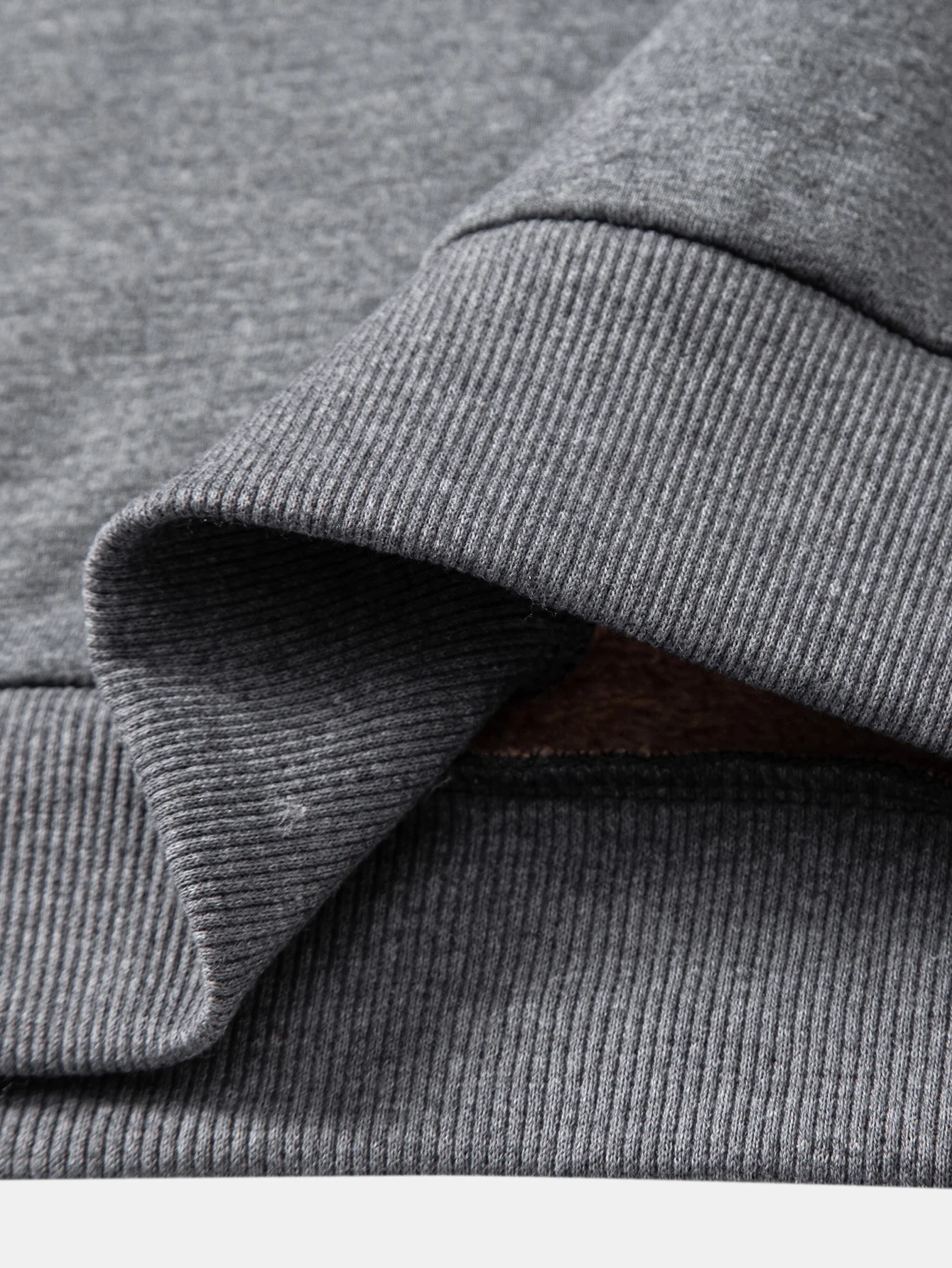 Men Print Teddy Fleece Lined Turtle Neck Sweatshirt - Image 9