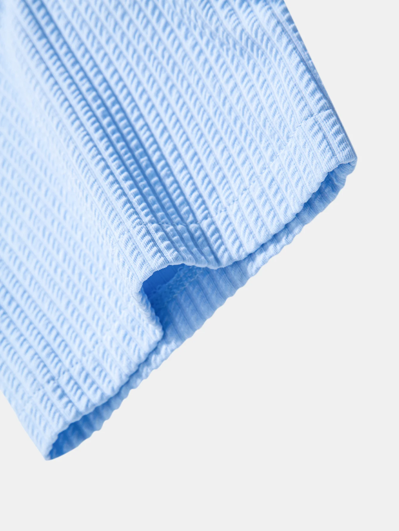 Muscle Fit Ribbed Button Up Shirt - Image 19