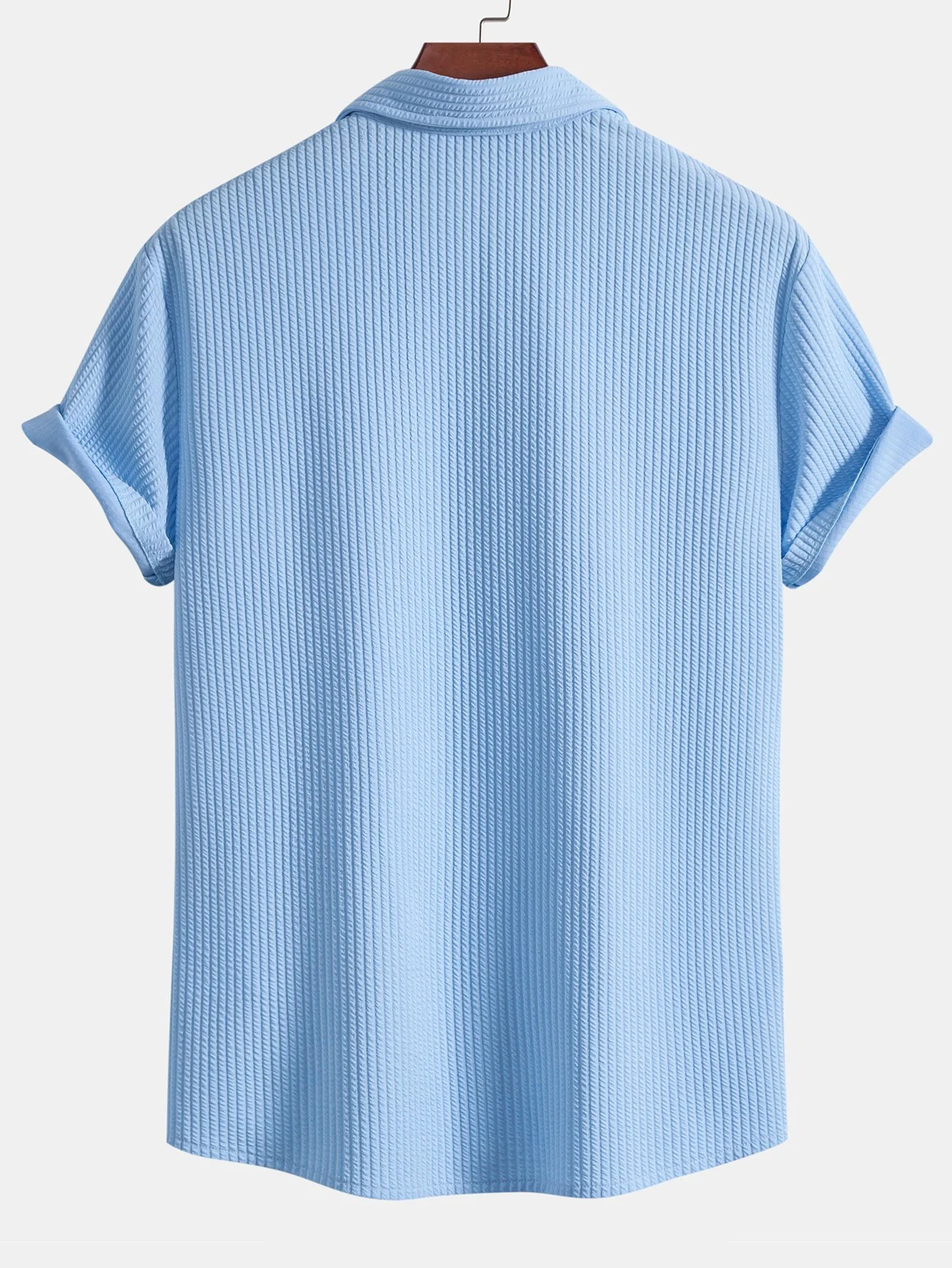 Muscle Fit Rippenshirt mit Knopfleiste - Image 9