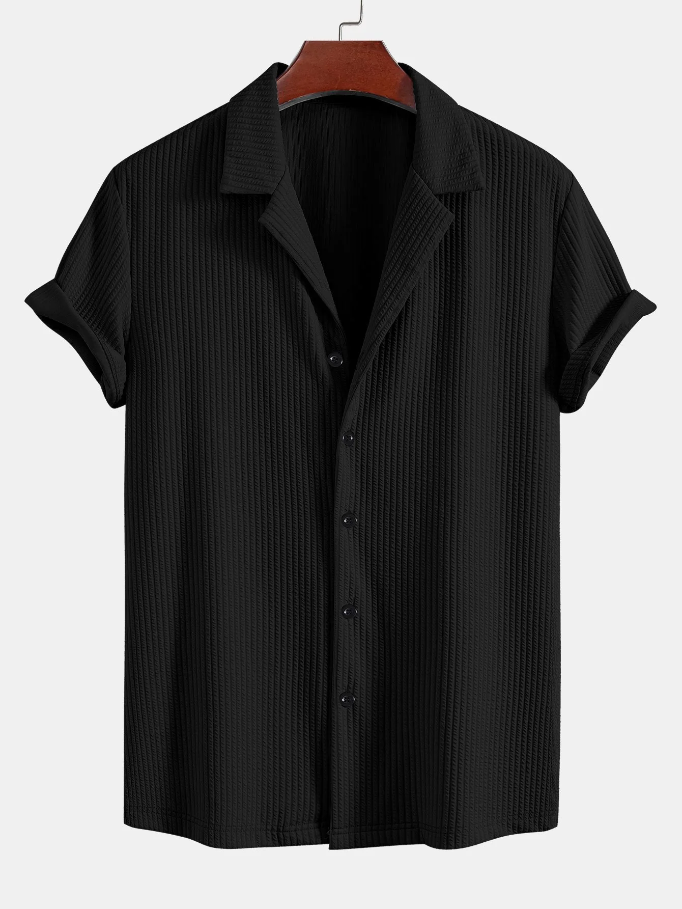 Muscle Fit Ripp-Deep Cuban Shirt & Drawstring Ripp-Shorts - Image 6