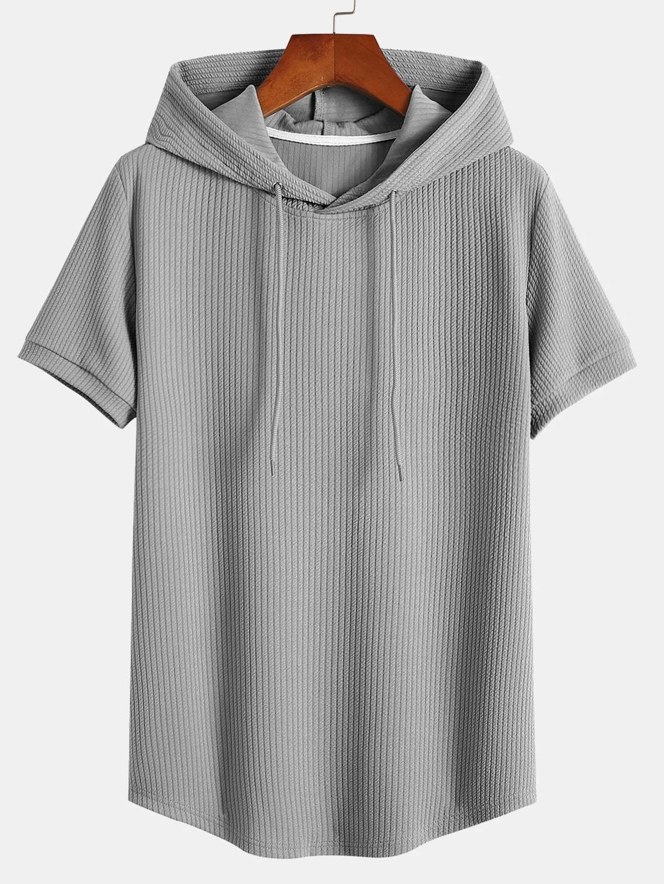 Muscle Fit Ripp-Hoodie-T-Shirt - Image 5