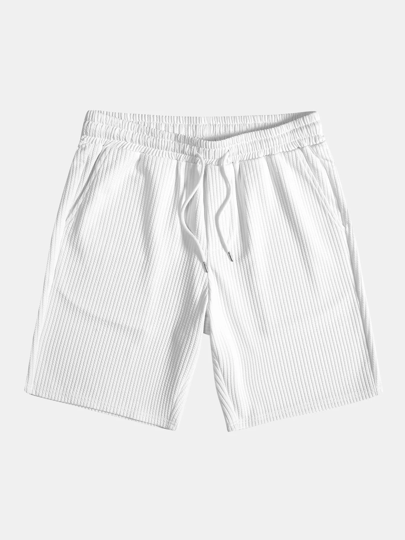 Muscle Fit Rippkragenhemd & Shorts - Image 20