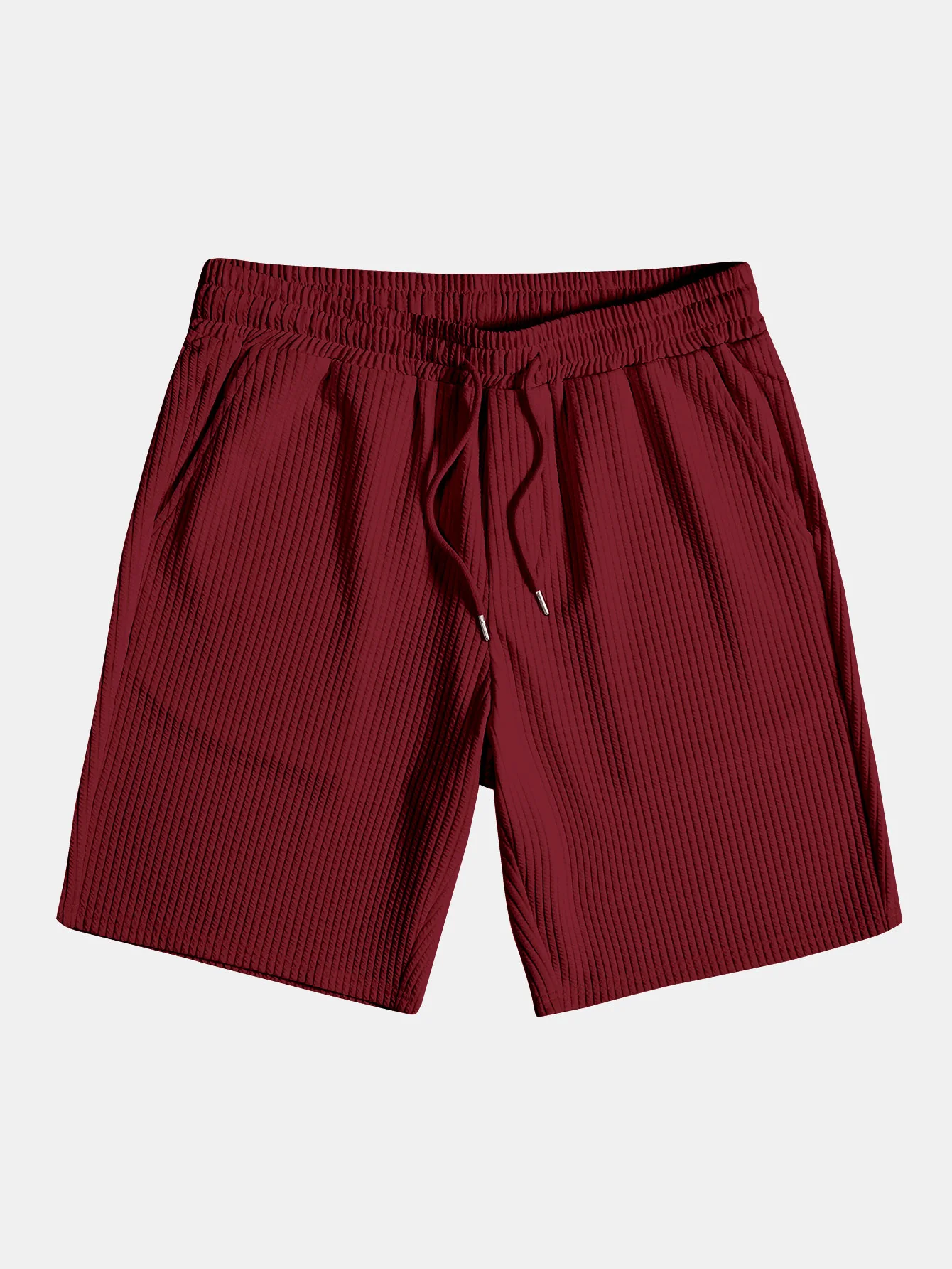 Muscle Fit Rippkragenhemd & Shorts - Image 22