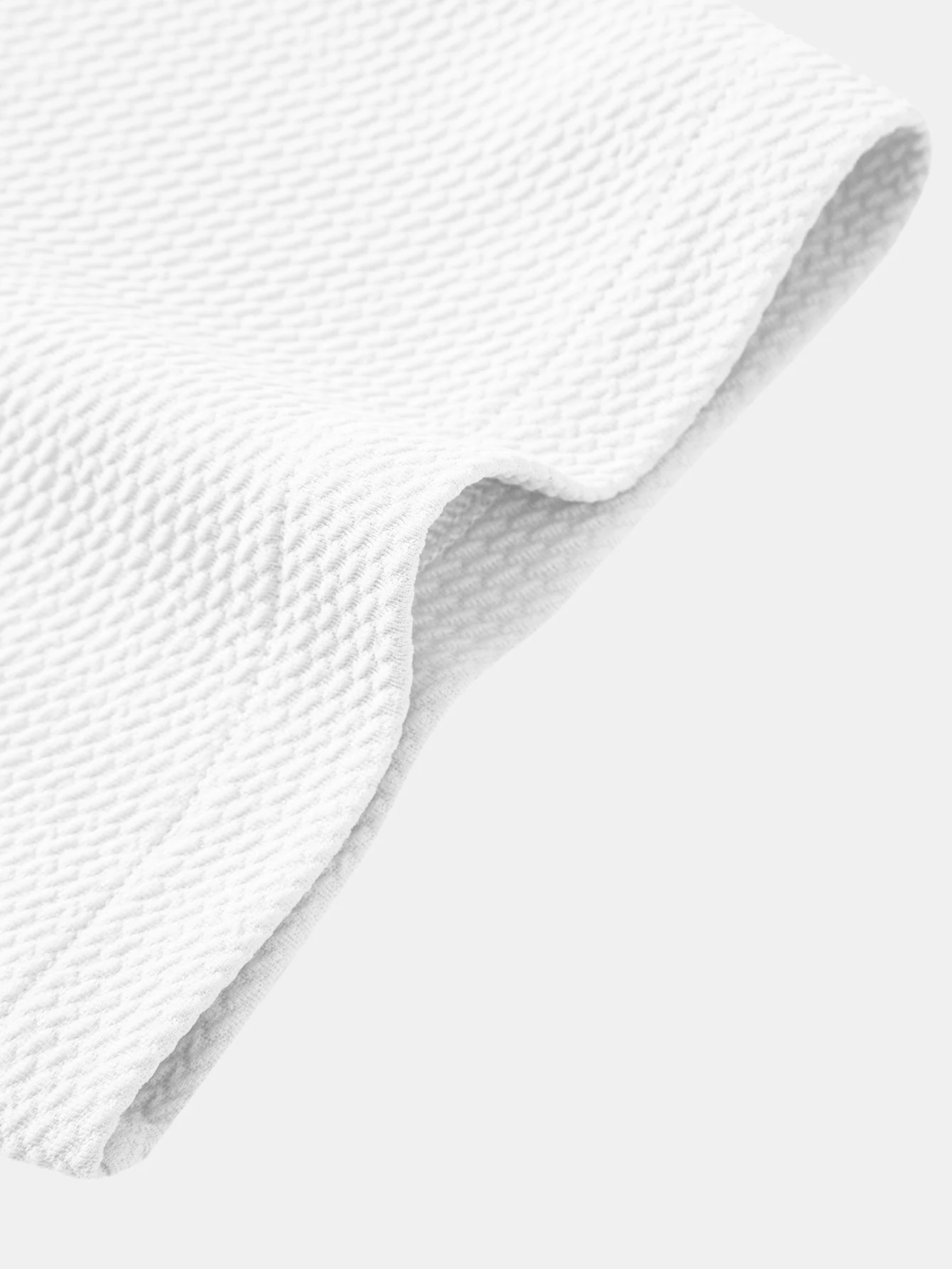 Muscle Fit Textured Button Up Shirt - Image 9