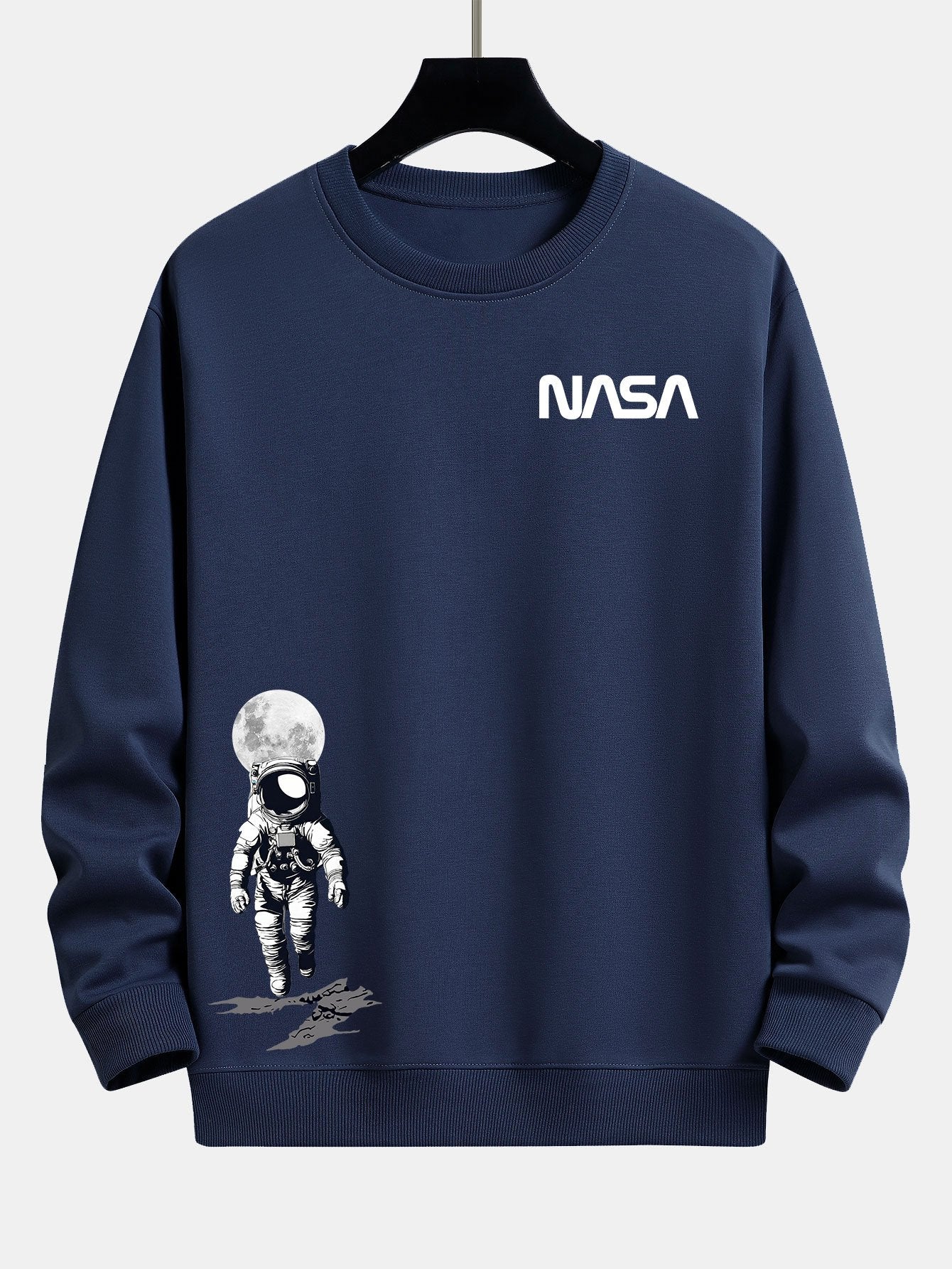 NASA Astronaut Druck Relaxed Fit Sweatshirt - Image 2