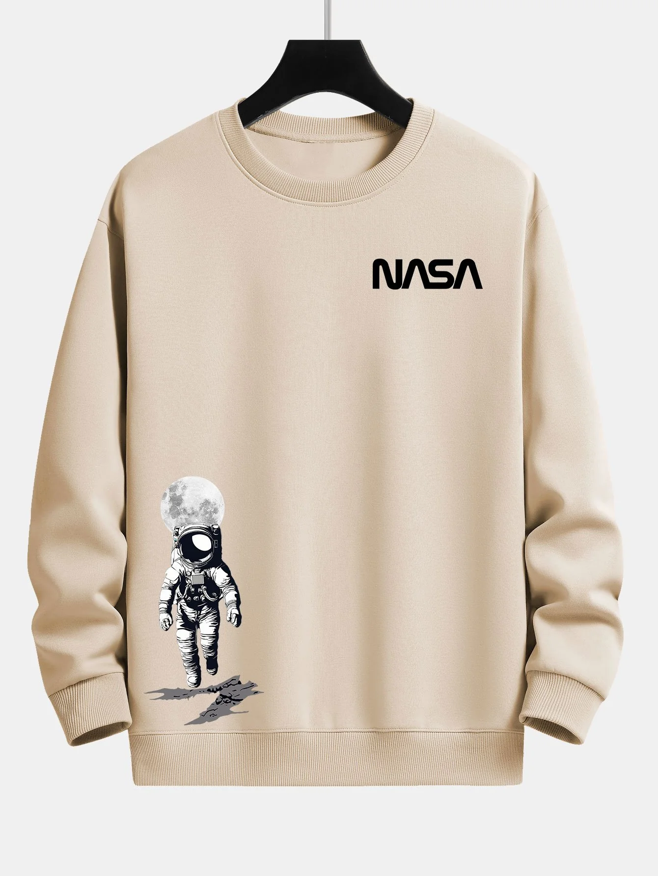 NASA Astronaut Druck Relaxed Fit Sweatshirt - Image 3
