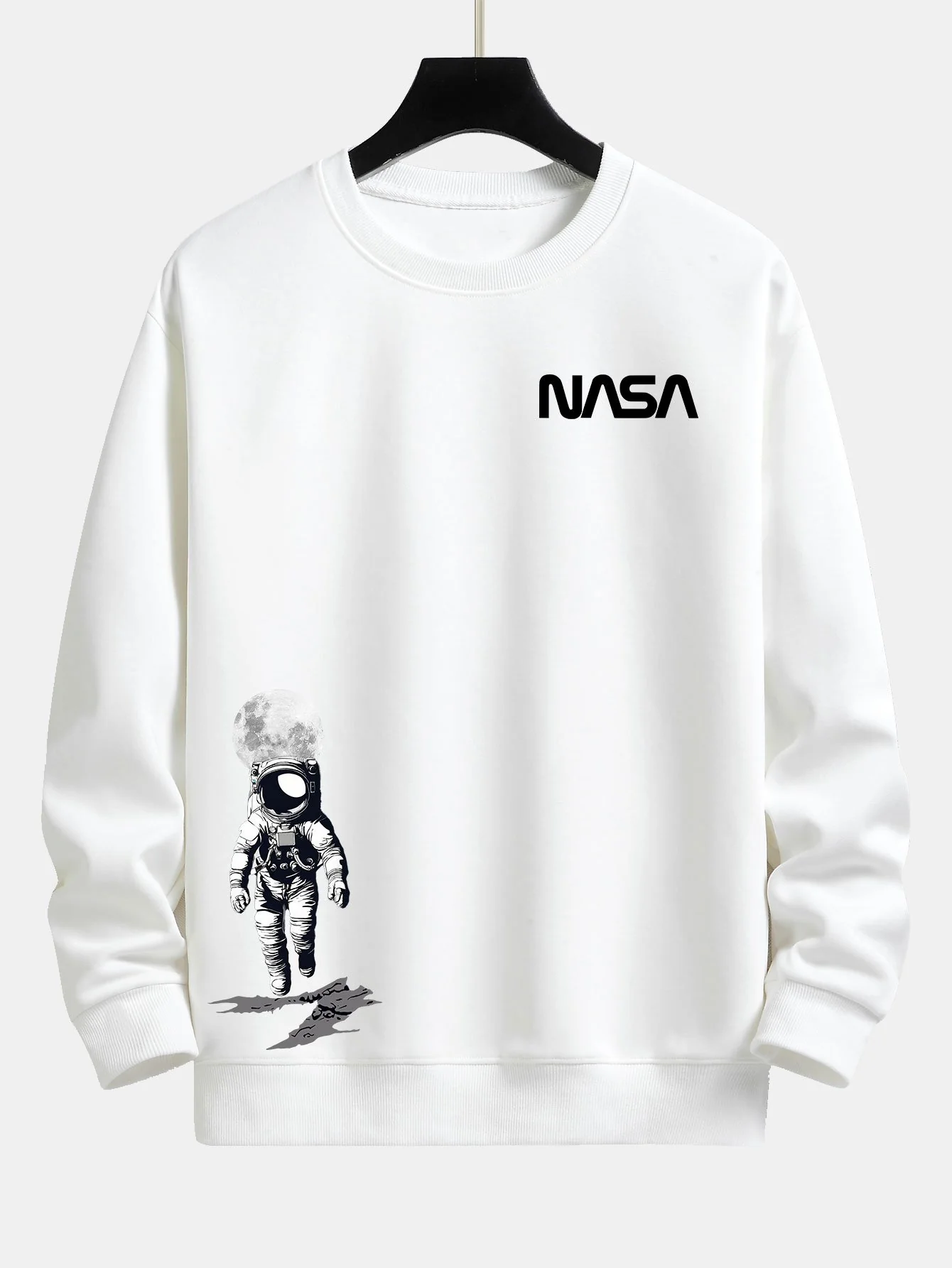 NASA Astronaut Druck Relaxed Fit Sweatshirt - Image 4
