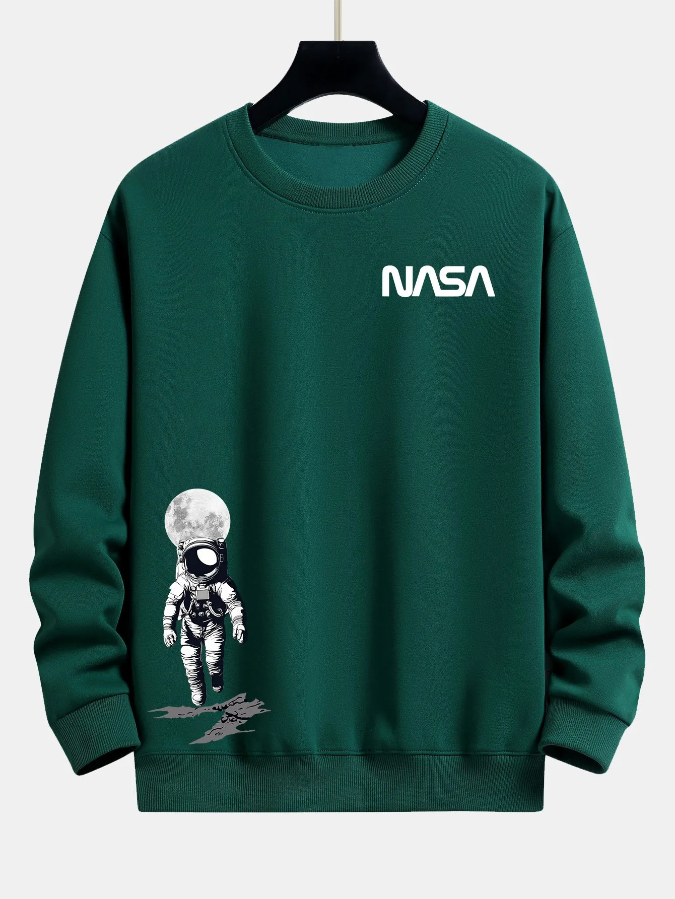 NASA Astronaut Druck Relaxed Fit Sweatshirt - Image 7