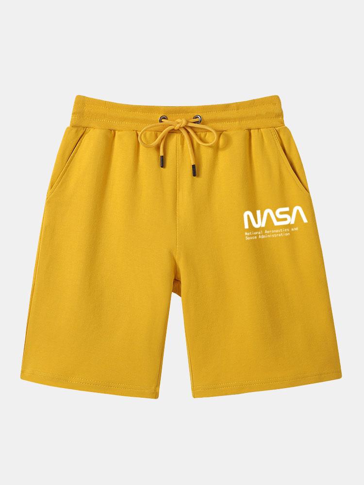 NASA Buchstaben Druck Shorts - Image 7