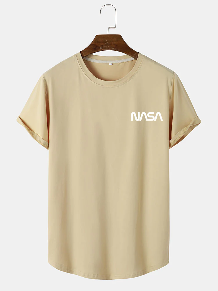 Nasa Print Arc Hem T-Shirt - Image 3