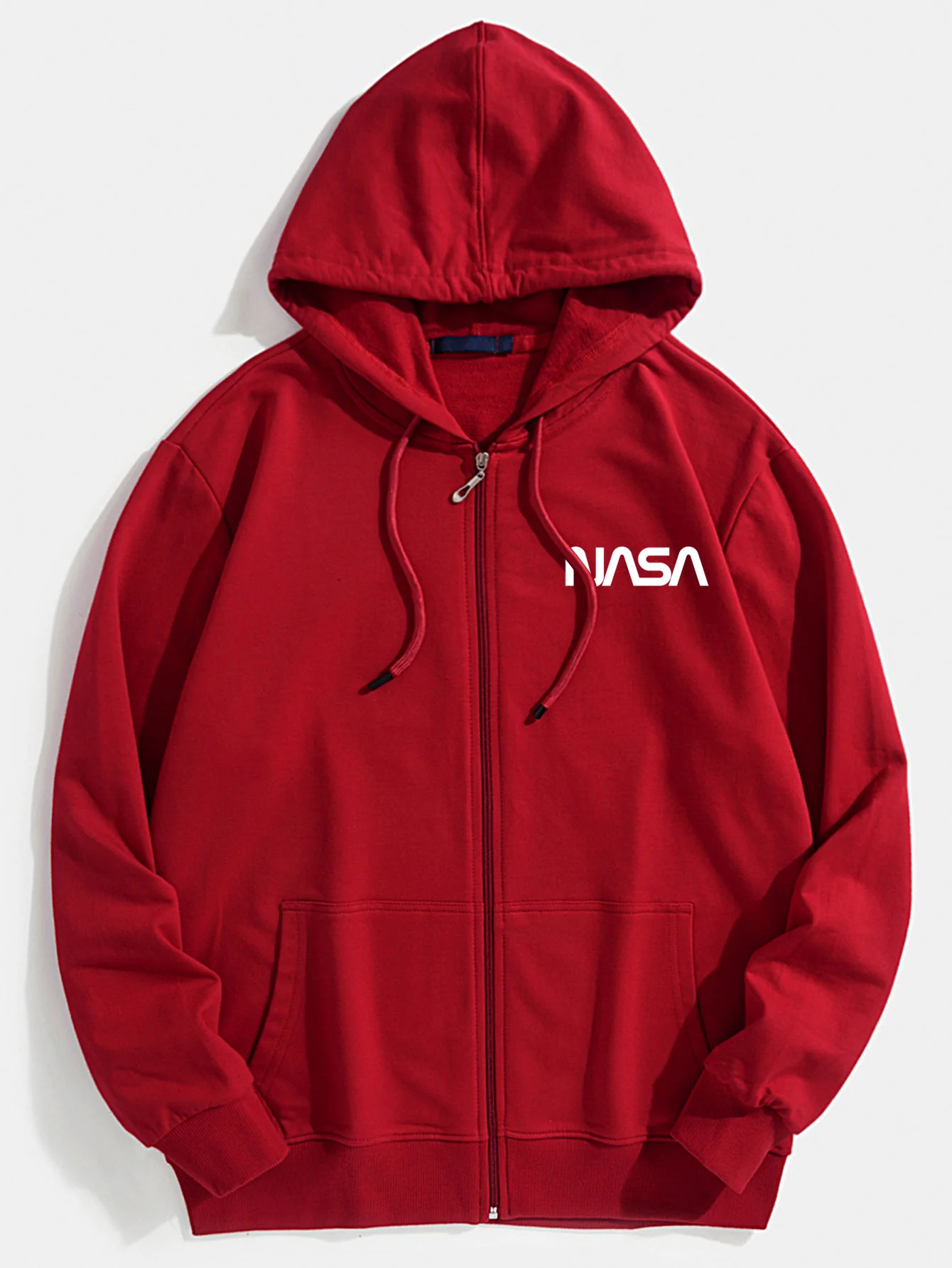 Nasa Print Zip Durch Hoodie - Image 2