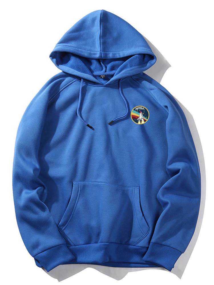 Nasa Raketen Druck Hoodie - Image 2