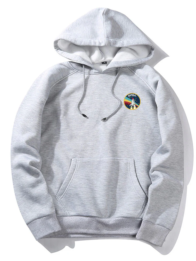 Nasa Raketen Druck Hoodie - Image 4