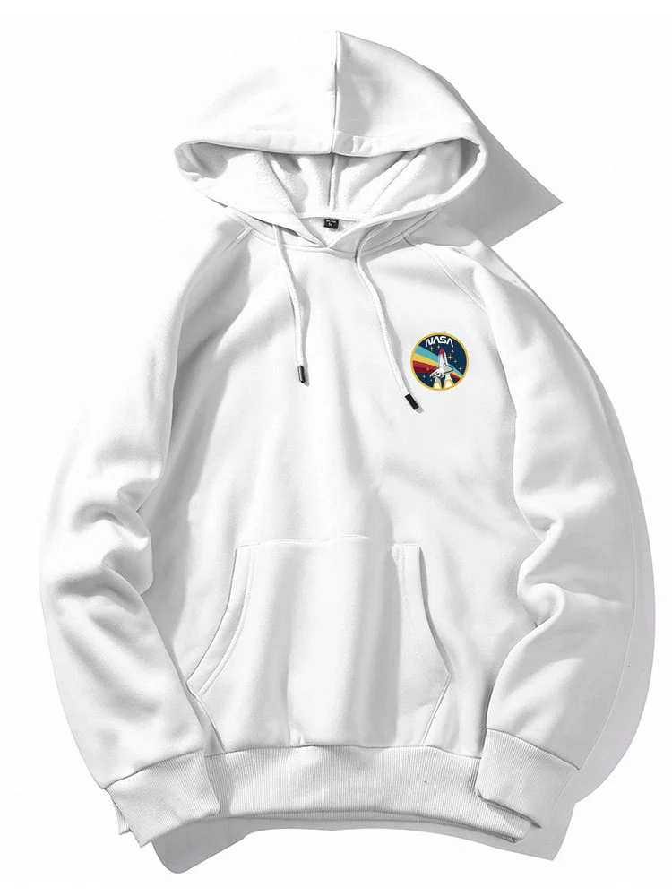Nasa Raketen Druck Hoodie - Image 7