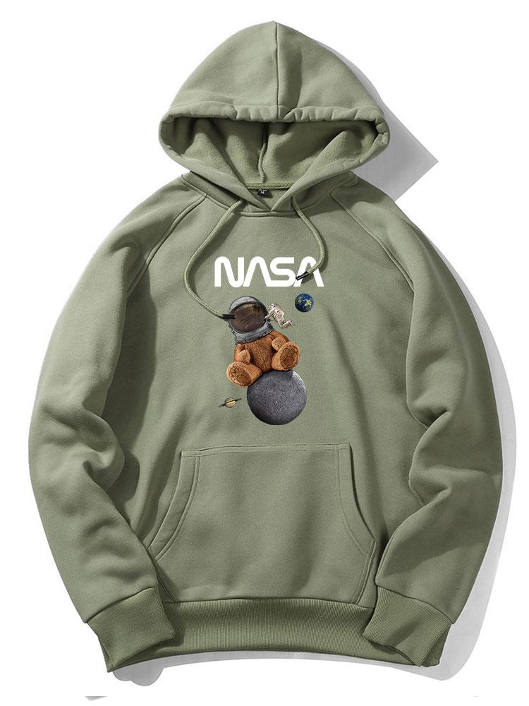 NASA Space Bear Print Hoodie - Image 10