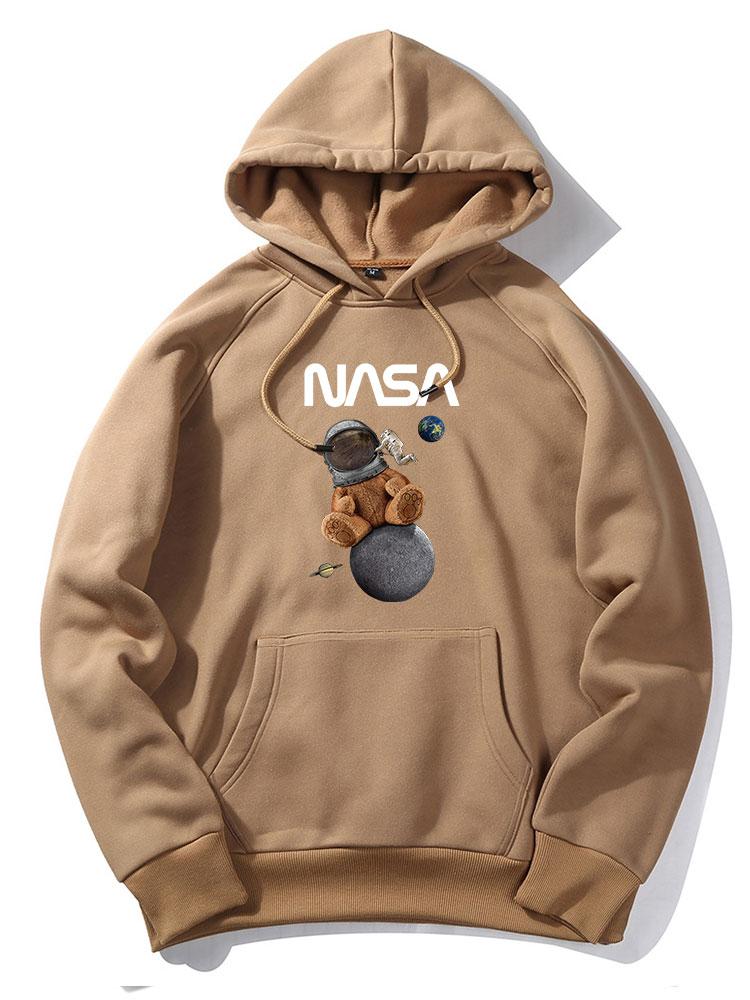 NASA Space Bear Print Hoodie - Image 2
