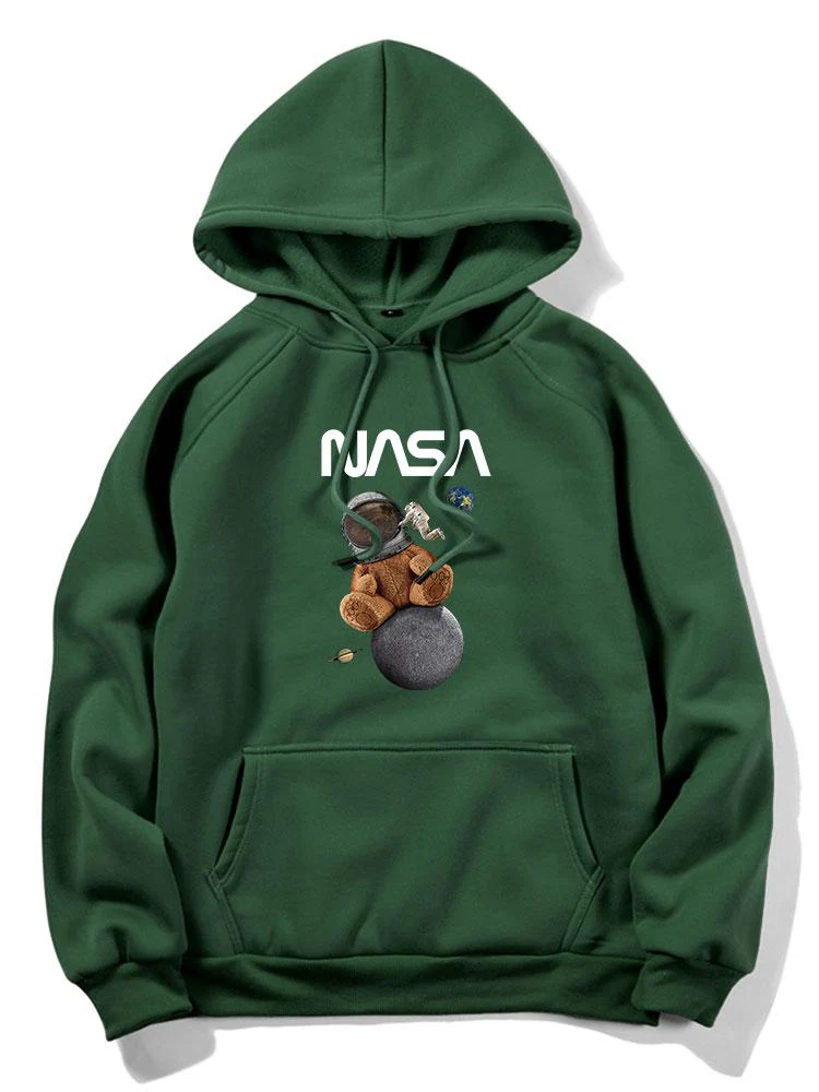 NASA Space Bear Print Hoodie - Image 6