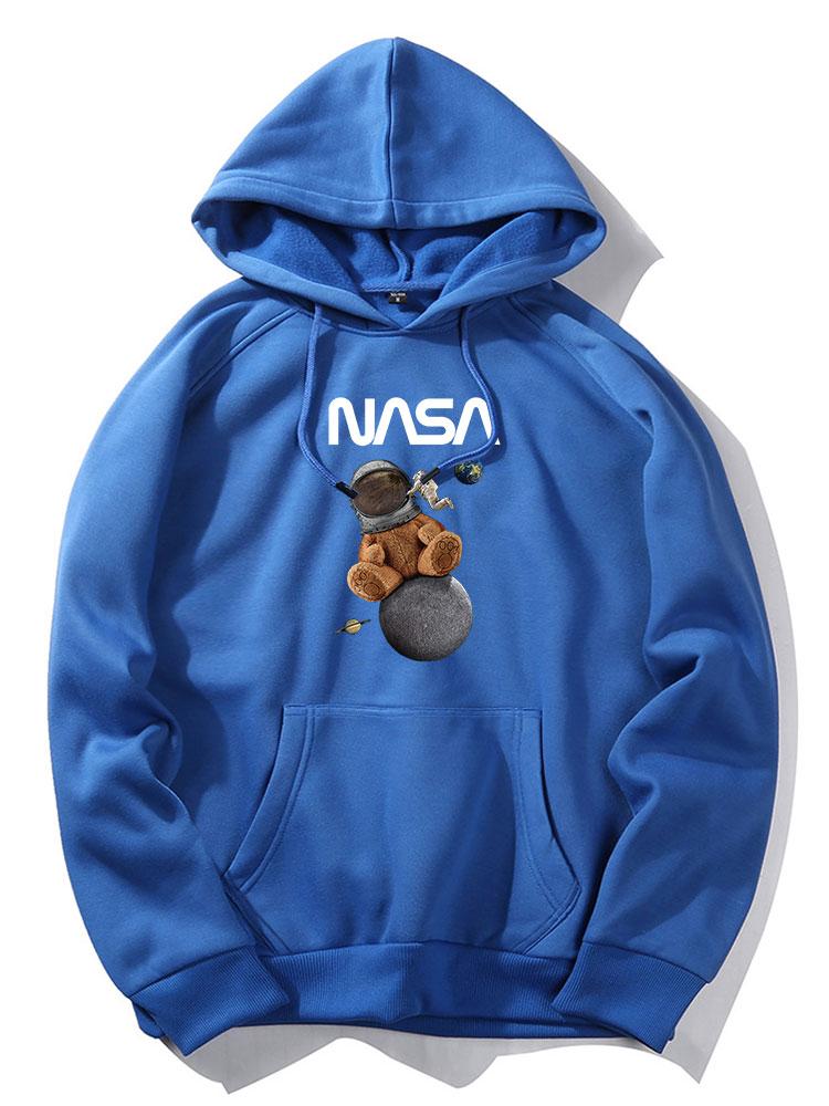 NASA Space Bear Print Hoodie - Image 8