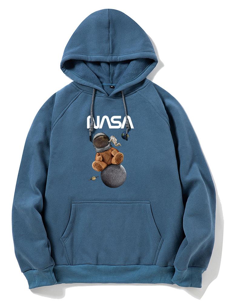 NASA Space Bear Print Hoodie - Image 9